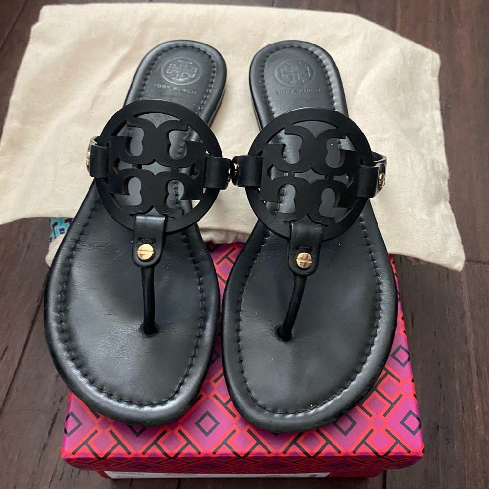 Black Miller Sandals